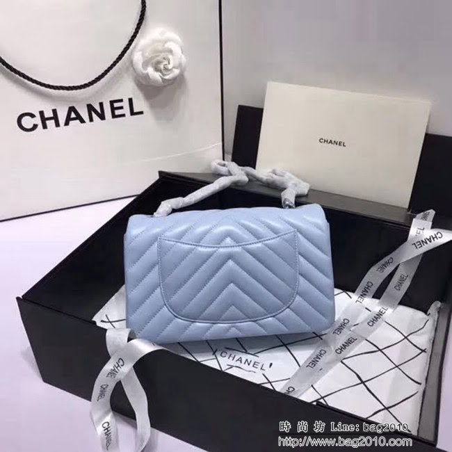 香奈兒CHANEL 升級版V線1116小羊皮肩背斜跨鏈條包 DSC1244